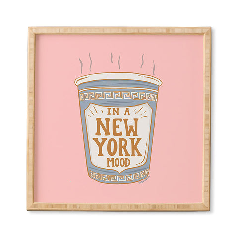 Sagepizza NEW YORK MOOD Framed Wall Art