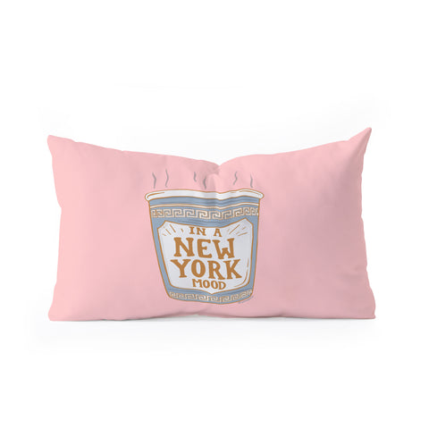 Sagepizza NEW YORK MOOD Oblong Throw Pillow