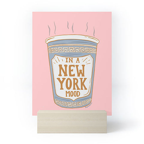 Sagepizza NEW YORK MOOD Mini Art Print