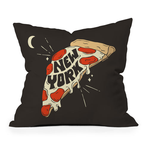 Sagepizza New York Slice Throw Pillow