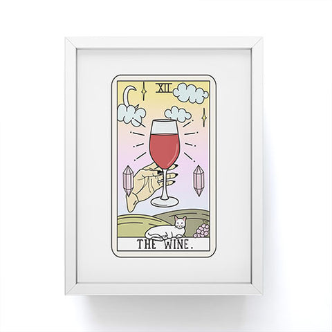 Sagepizza Wine Reading Framed Mini Art Print