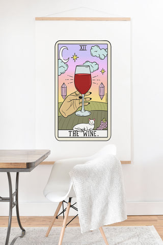 Sagepizza WINE READING LIGHT Art Print And Hanger