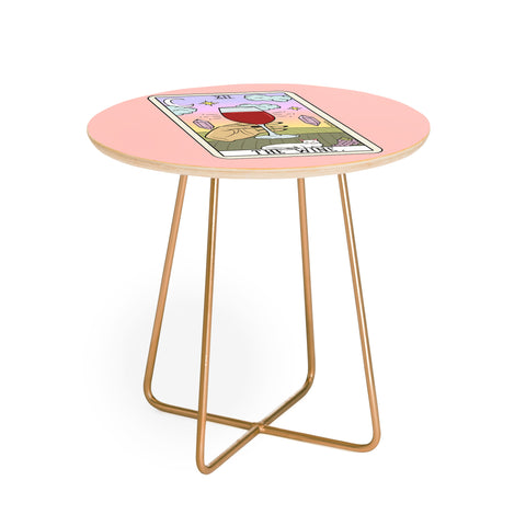 Sagepizza WINE READING LIGHT Round Side Table
