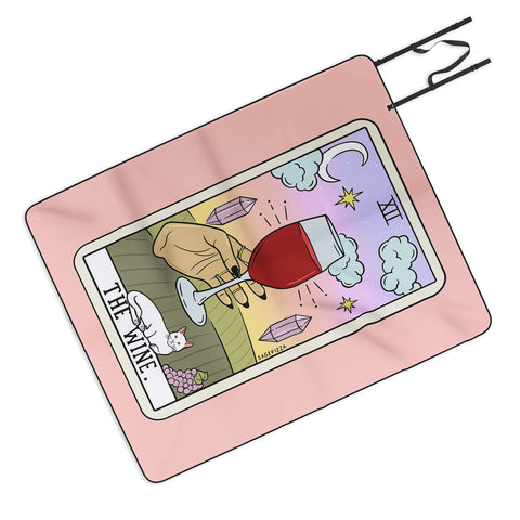 Sagepizza WINE READING LIGHT Picnic Blanket