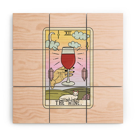 Sagepizza Wine Reading Wood Wall Mural
