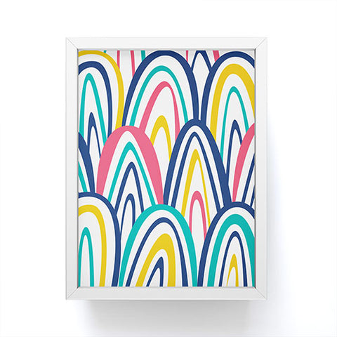 Sam Osborne Arched Stripes Framed Mini Art Print