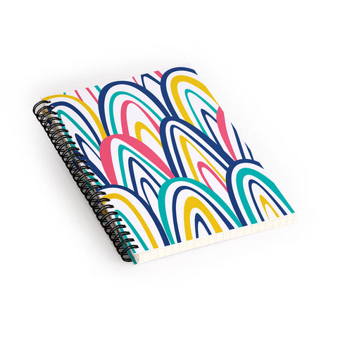 Sam Osborne Arched Stripes Spiral Notebook
