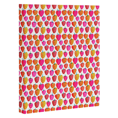 Sam Osborne Bold Strawberries Art Canvas