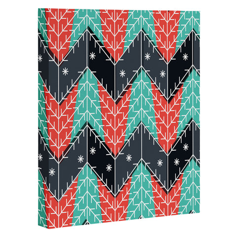 Sam Osborne Christmas Trees Art Canvas
