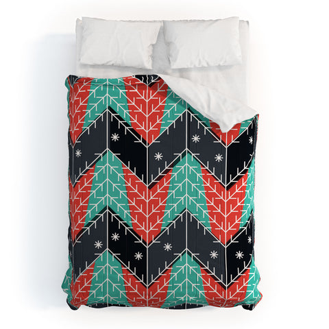 Sam Osborne Christmas Trees Comforter