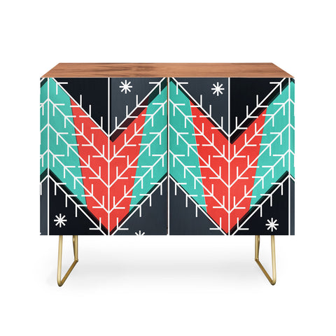 Sam Osborne Christmas Trees Credenza