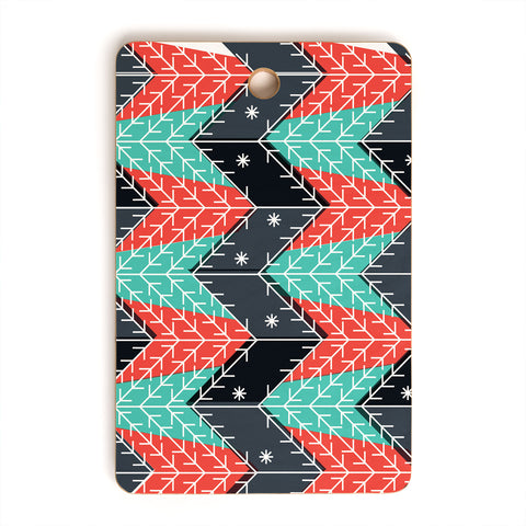 Sam Osborne Christmas Trees Cutting Board Rectangle