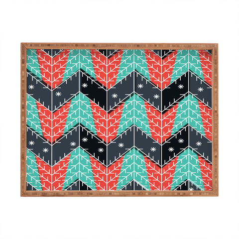 Sam Osborne Christmas Trees Rectangular Tray