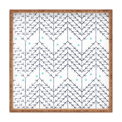 Sam Osborne Christmas Trees Snow Square Tray