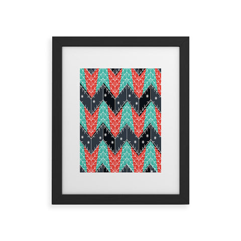 Sam Osborne Christmas Trees Framed Art Print