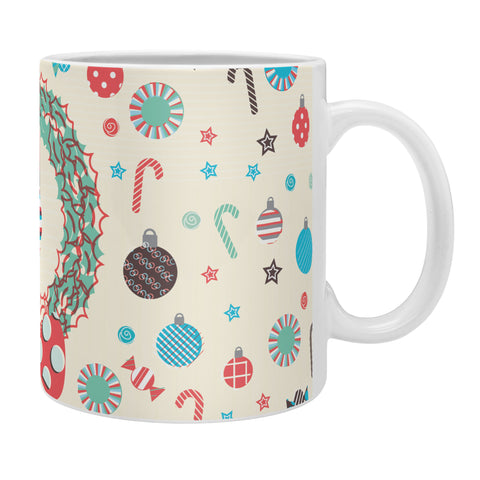 Sam Osborne Christmas Wreath Coffee Mug
