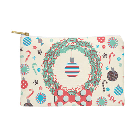 Sam Osborne Christmas Wreath Pouch