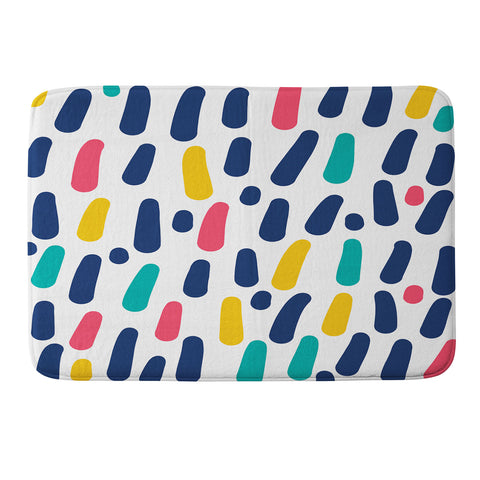 Sam Osborne Dots and Dashes Memory Foam Bath Mat