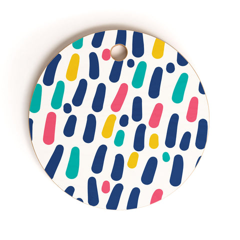 Sam Osborne Dots and Dashes Cutting Board Round