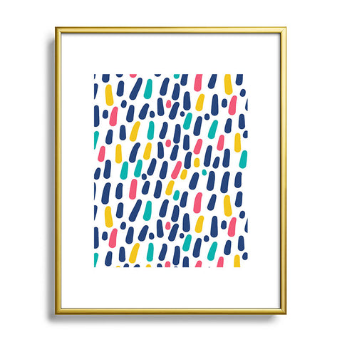 Sam Osborne Dots and Dashes Metal Framed Art Print