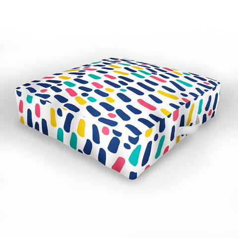 Sam Osborne Dots and Dashes Outdoor Floor Cushion