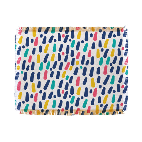 Sam Osborne Dots and Dashes Throw Blanket