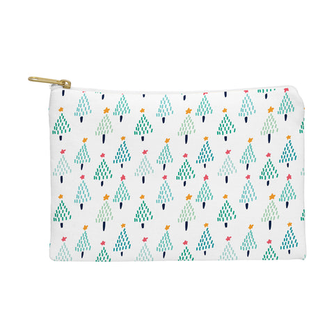 Sam Osborne Dotty Christmas Trees Polar Pouch