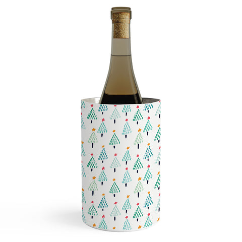 Sam Osborne Dotty Christmas Trees Polar Wine Chiller