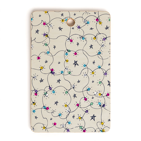 Sam Osborne Fairy Lights Cutting Board Rectangle