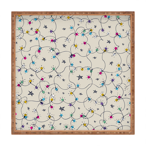 Sam Osborne Fairy Lights Square Tray