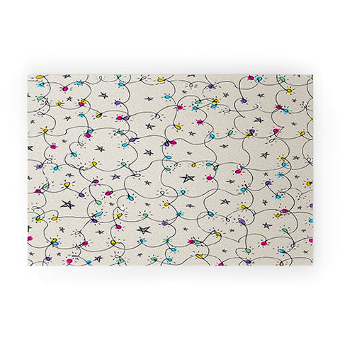 Sam Osborne Fairy Lights Welcome Mat