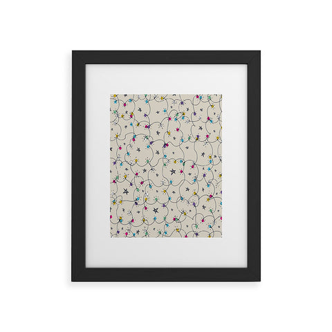 Sam Osborne Fairy Lights Framed Art Print