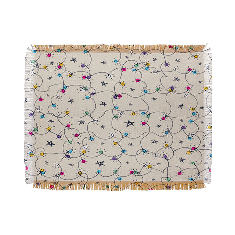 Sam Osborne Fairy Lights Throw Blanket