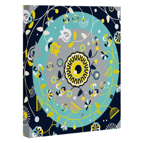 Sam Osborne Floral Target Art Canvas