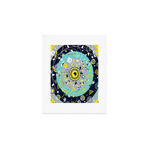 Sam Osborne Floral Target Art Print