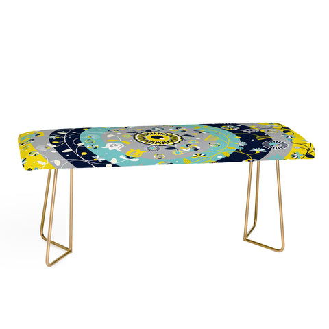 Sam Osborne Floral Target Bench