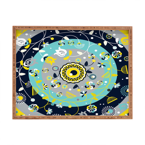 Sam Osborne Floral Target Rectangular Tray