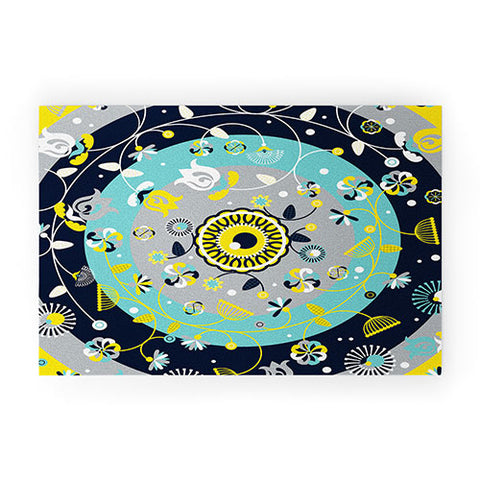 Sam Osborne Floral Target Welcome Mat