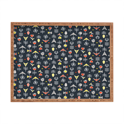 Sam Osborne Graphic Garden Rectangular Tray