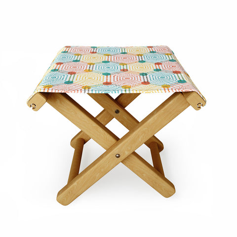 Sam Osborne Hexagon Weave Folding Stool