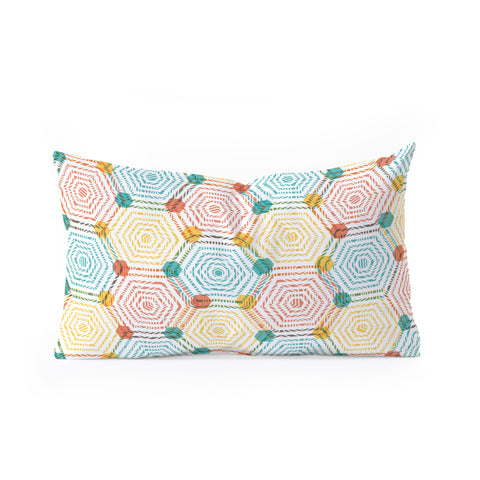 Sam Osborne Hexagon Weave Oblong Throw Pillow