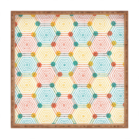 Sam Osborne Hexagon Weave Square Tray