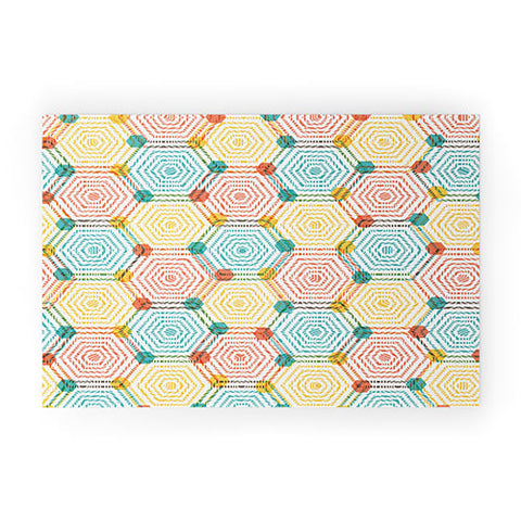 Sam Osborne Hexagon Weave Welcome Mat