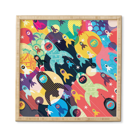 Sam Osborne Invasion Fleet Framed Wall Art