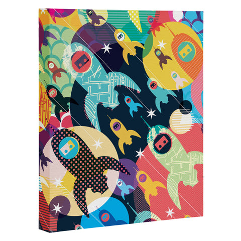 Sam Osborne Invasion Fleet Art Canvas