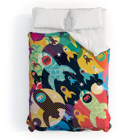 Sam Osborne Invasion Fleet Comforter
