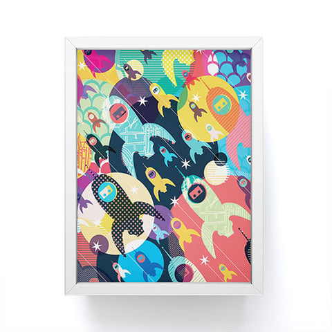 Sam Osborne Invasion Fleet Framed Mini Art Print