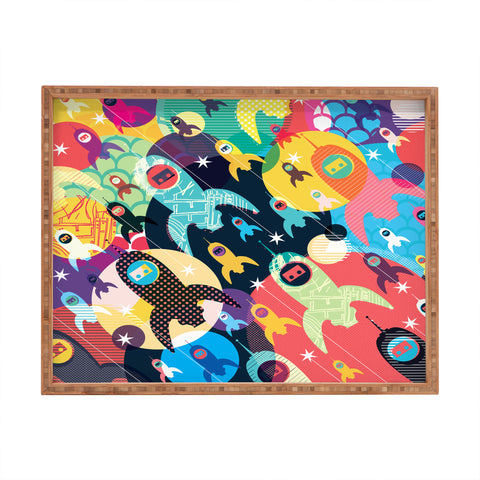 Sam Osborne Invasion Fleet Rectangular Tray