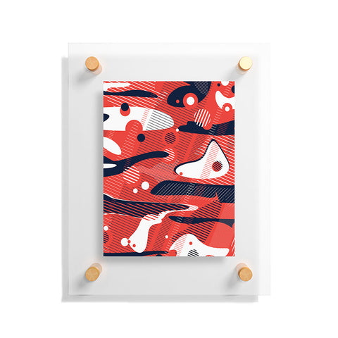 Sam Osborne Moonscape Rust Floating Acrylic Print