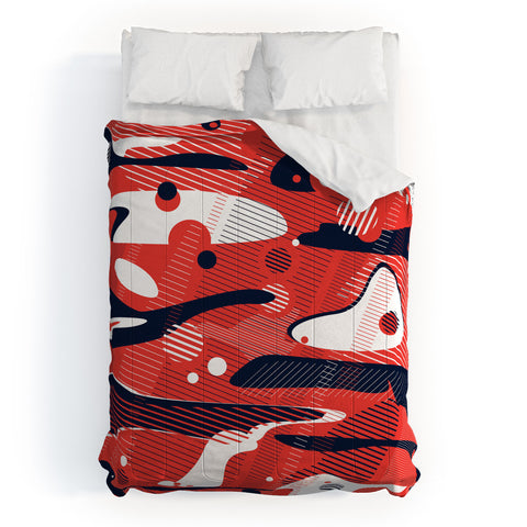 Sam Osborne Moonscape Rust Comforter